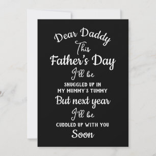 Lustiger lieber Daddy an diesem Vatertag zukünftig Feiertagskarte