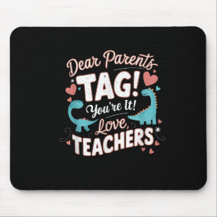 Lustiger Lieber Eltern Tag Du bist es Liebe Cooler Mousepad