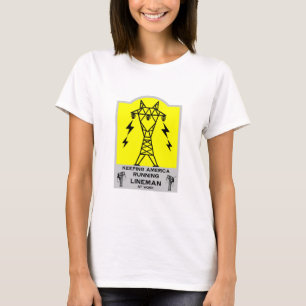 Lustiger Lineman-Becher – Power Lineman-Geschenk – T-Shirt