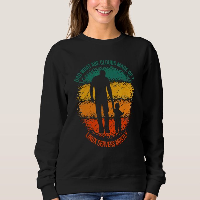 Lustiger Linux-Computerprogrammierer Softwareentwi Sweatshirt (Vorderseite)