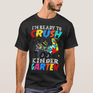 Lustiger LKW Autismus Puzzle Crush Kinderzimmer zu T-Shirt