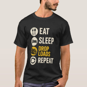Lustiger LKW-Fahrer-Witz, der Trucker sagt T-Shirt