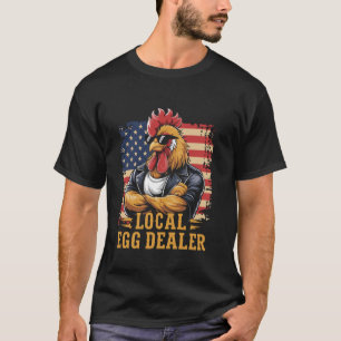Lustiger lokaler Eierhändler Hühnerliebhaber Bauer T-Shirt