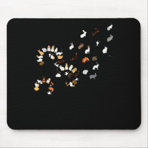 Lustiger Löwenzahn-Hasen-Blume Mousepad