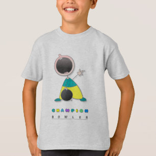 Lustiger lustiger KinderBowling des Bowlings-  T-Shirt