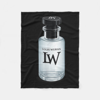 Lustiger lw-Glasflaschensprühermeme  Fleecedecke