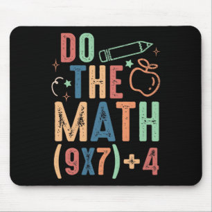 Lustiger Mach die Mathe 67 Meme Sechs Sieben Junge Mousepad