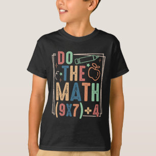 Lustiger Mach die Mathe 67 Meme Sechs Sieben Junge T-Shirt