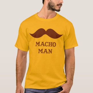 Lustiger Machomann-Schnurrbart T-Shirt