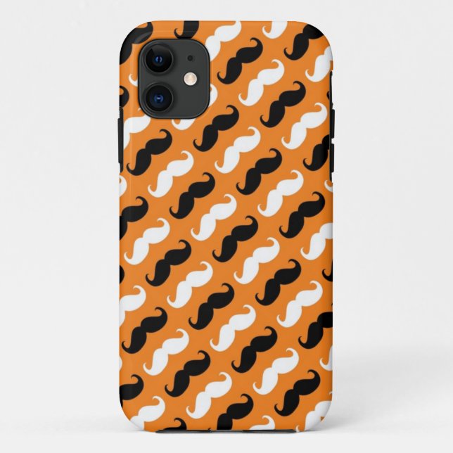 Lustiger Mädchen-Schnurrbart 3 Case-Mate iPhone Hülle (Rückseite)