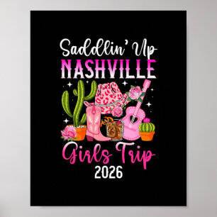 Lustiger Mädchenausflug nach Nashville 2026 Mädche Poster