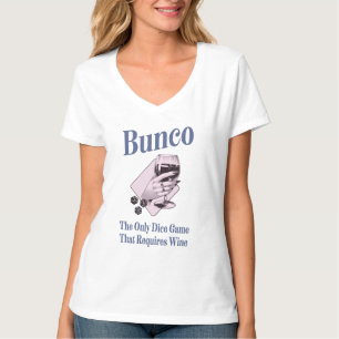 Lustiger Mädelsabend Wein Bunco T-Shirt