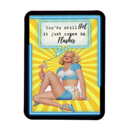 Lustiger Magnet Geschenk für beste Freundin "Heiß"