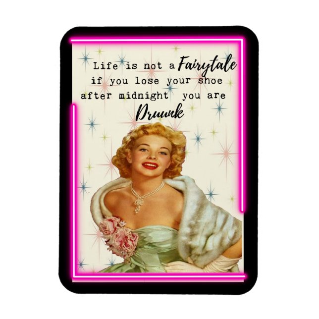 Lustiger Magnet Geschenk für beste Freundin "Märch (Vertikal)