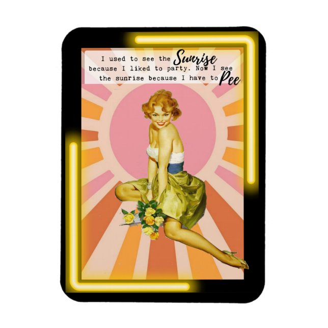 Lustiger Magnet Geschenk für beste Freundin "Sonne (Vertikal)