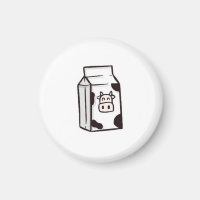 Lustiger Magnet, Kuh-Karton, Milch-Karton
