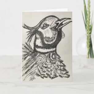 Lustiger Magnipheasant-Outdoor-Vatertag  Karte