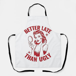 lustiger Make-up-Pub, Glam Girl-Spaß, spät aber fa Schürze