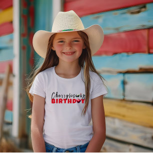 Lustiger Mama-Kirsch-Vibe-Slogan Geburtstag T-Shirt