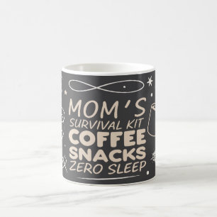 Lustiger Mama-Überlebensbecher 2026, erschöpfte Mu Kaffeetasse