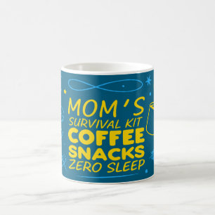 Lustiger Mama-Überlebensbecher 2026, Müde Mama-Tas Kaffeetasse