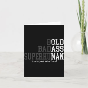 Lustiger Mann sagt Gag-Geschenk Geburtstag Ehemann Karte