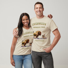 Lustiger Mann Wilder Bison Amerikanischer Büffel T T-Shirt