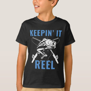 Lustiger Männer Angeln Grafik Angeln Spruch Fische T-Shirt