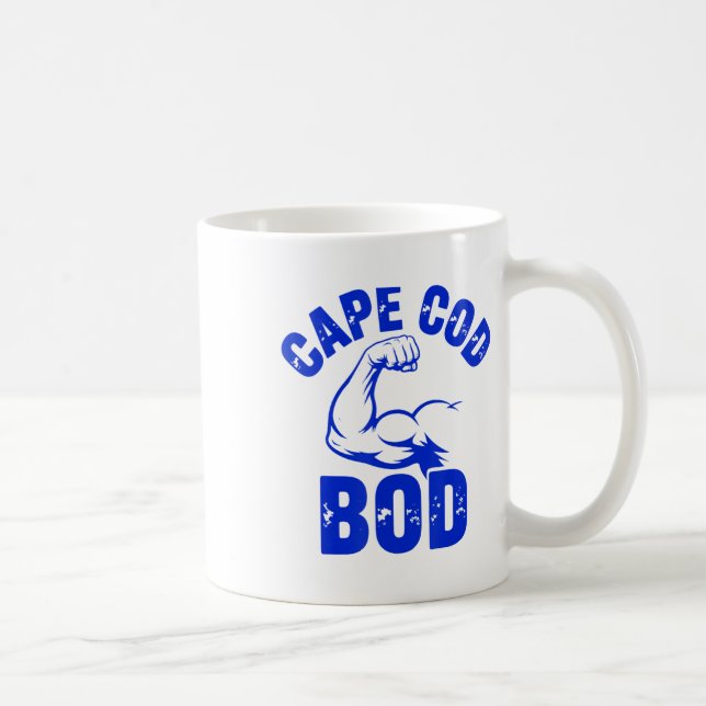 Lustiger Männer Cape Cod Körper Machusetts Sommer  Kaffeetasse (Rechts)