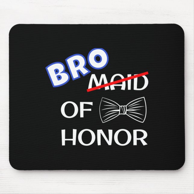 Lustiger Männer Hochzeit passend Junggesellenabsch Mousepad (Vorne)