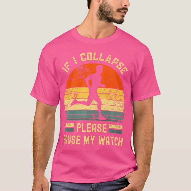 Lustiger Marathon T-Shirt (Vorderseite)