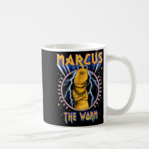 Lustiger Marcus Der Wurm Heavy Rock Rockwurm Humor Kaffeetasse