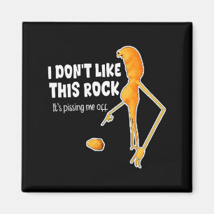 Lustiger Marcus der Wurm-Meme Ich mag diesen Rock  Magnet