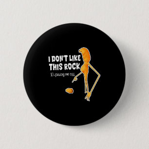 Lustiger Marcus The Worm Meme Ich mag diesen Rock  Button