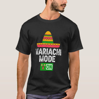 Lustiger Mariachi Cinco de Mayo Mexikanischer Somb T-Shirt