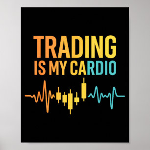 Lustiger Markt für Trader-Daddy, Trading-Quotes-Ak Poster