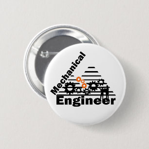 Lustiger Maschinenbauingenieur Button