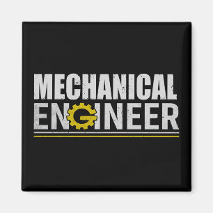 Lustiger Maschinenbauingenieur Magnet