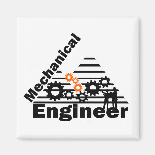 Lustiger Maschinenbauingenieur Magnet