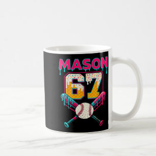 Lustiger Mason 67 Six Seven Srt Meme Eiscreme Trop Kaffeetasse