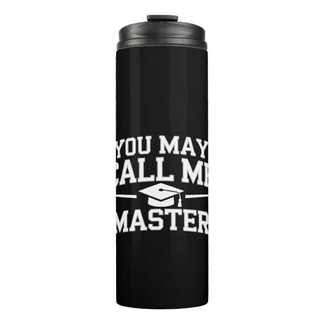 Lustiger Master-Abschluss MBA-Ausbildung Abschluss Thermosbecher (Vorderseite)