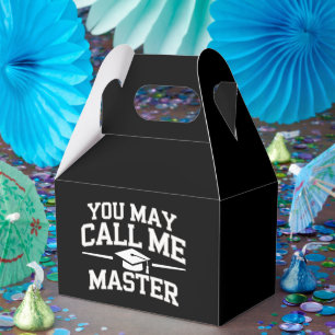 Lustiger Master-Abschluss MBA-Ausbildung Absolvent Geschenkschachtel