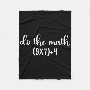 Lustiger Mathe-Test, mach den Mathelehrer, 67 Meme Fleecedecke