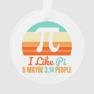 Lustiger Mathelehrer 14. März Pi-Tag Merchandise, Ornament