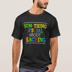 Lustiger Mathelehrer Sumthing Besonderes Lehren T-Shirt