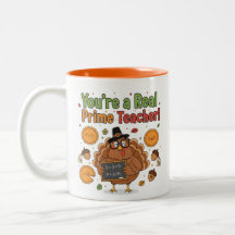 Lustiger Mathematik-Lehrer Thanksgiving-Becher – T
