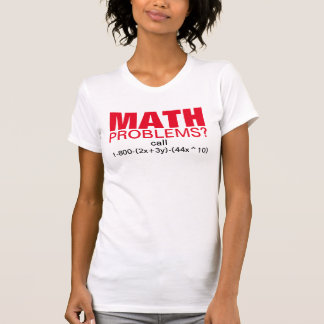 Lustiger Mathetutorwitz. Erhalten Sie Hilfe bei T-Shirt