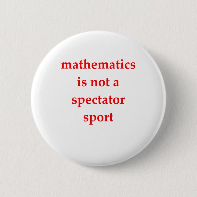 lustiger Mathewitz Button (Vorderseite)