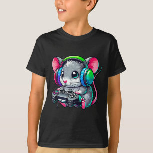 Lustiger Maus-Videospiel-Liebhaber Gamer Gaming T-Shirt