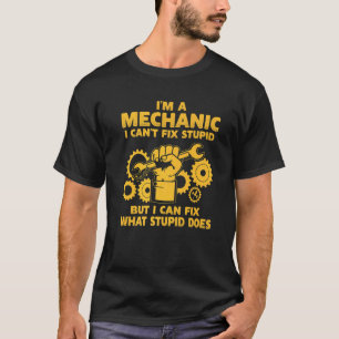 Lustiger Mechaniker für Männer Frauen Papa Auto Au T-Shirt